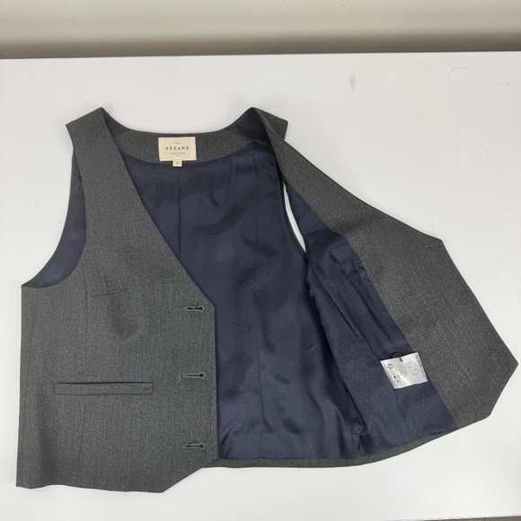 Sezane grey vest - NWOT - - Picture 6 of 10